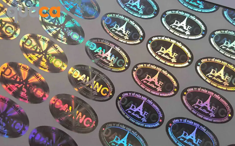 in decal tem dán 7 màu giá rẻ