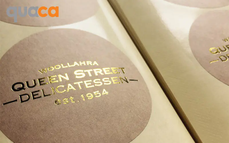 in decal giấy kraft giá rẻ