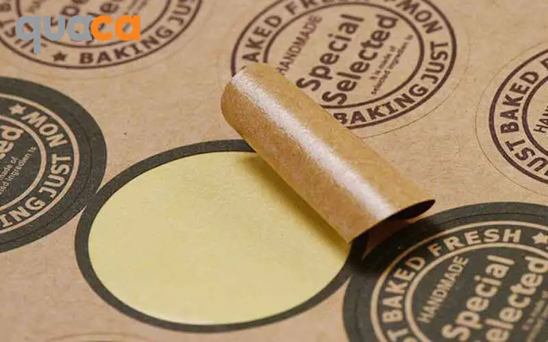 in decal giấy kraft nhanh rẻ