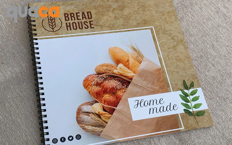 In menu cuốn đóng lò xo mẫu số 4