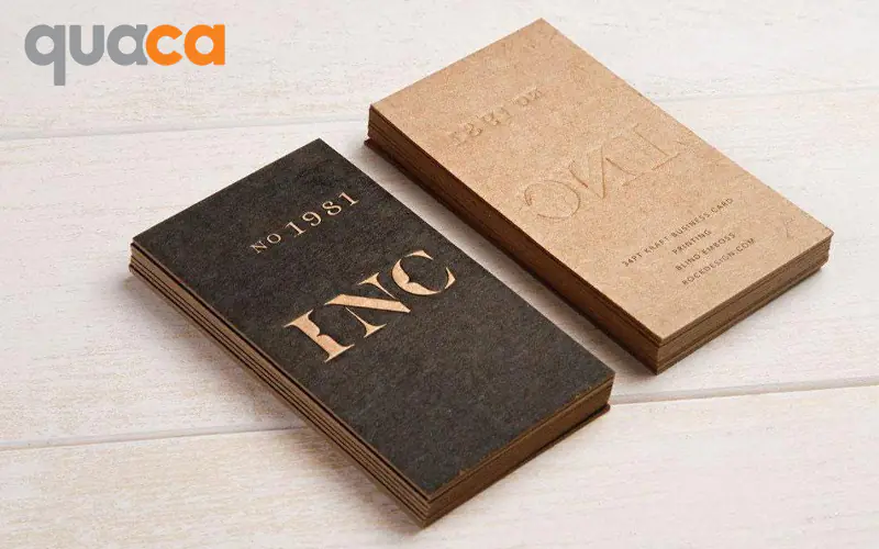 In name card giấy mỹ thuật mẫu số 3