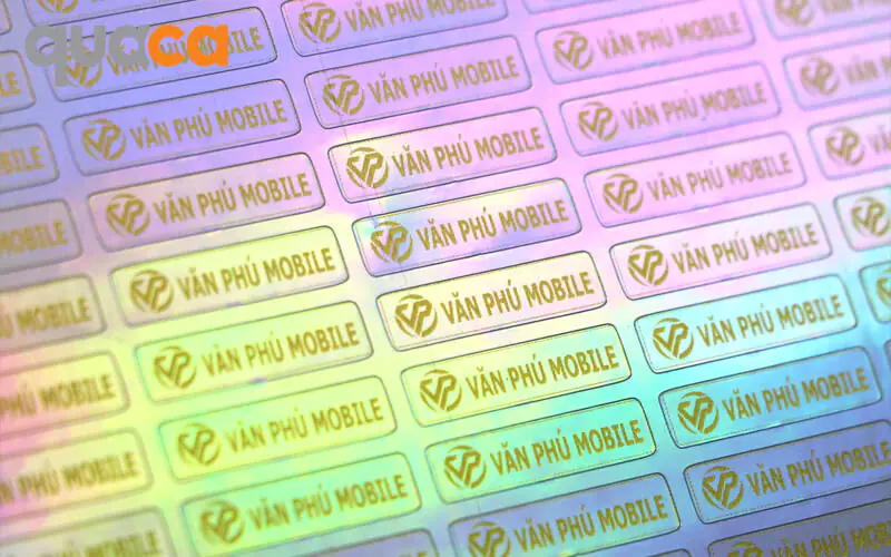in tem decal dán 7 màu