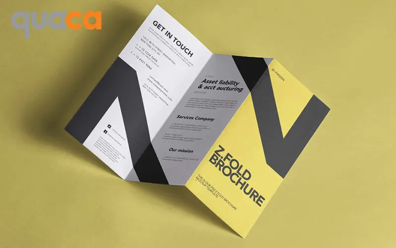 In tờ gấp 3 mẫu số 3