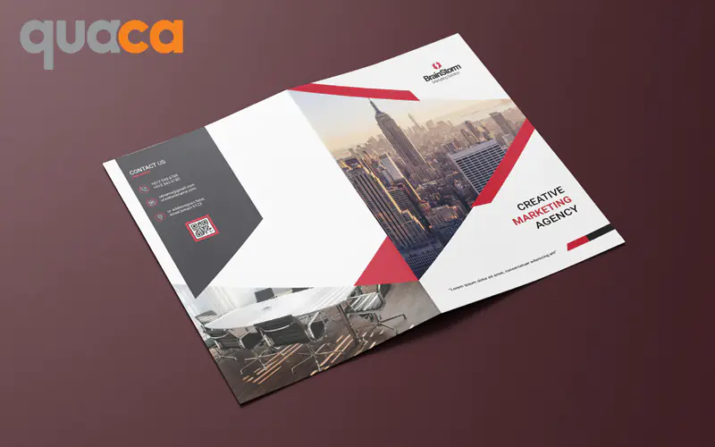 In tờ gấp đôi A4 mẫu số 1