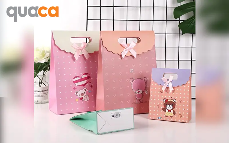 In túi giấy nắp gập mẫu số 1