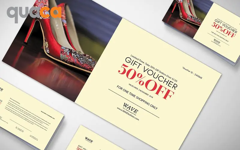 In voucher giảm giá mẫu số 2