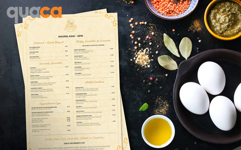 Menu 1 tờ rời là gì?