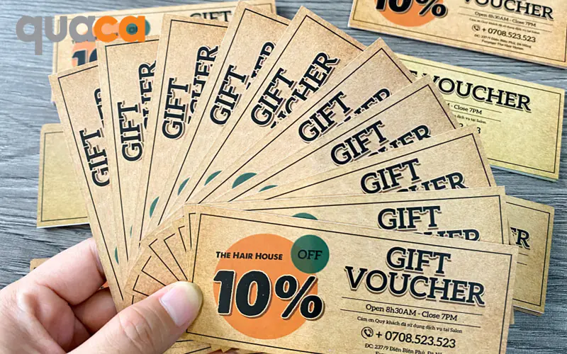 Vì sao nên in voucher giảm giá tại Quaca?