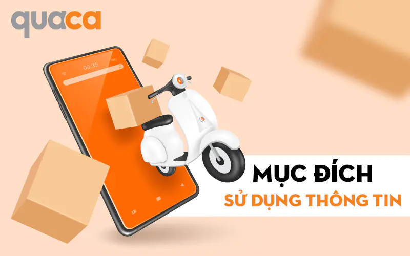 Mục đích sử dung thông tin tại Quaca
