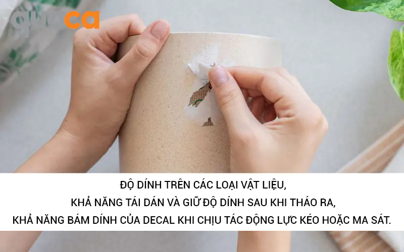 Kiểm tra khả năng tái dán và giữ độ dính sau khi tháo ra