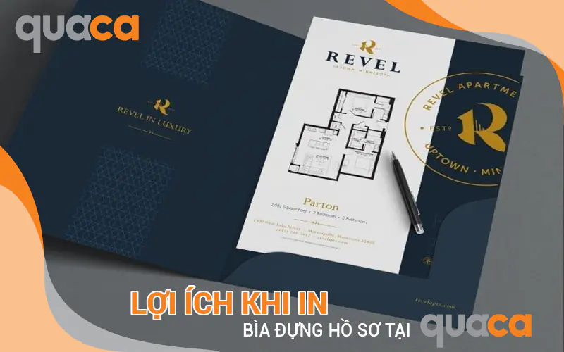 Lợi ích khi in bìa đựng hồ sơ tại Qauca