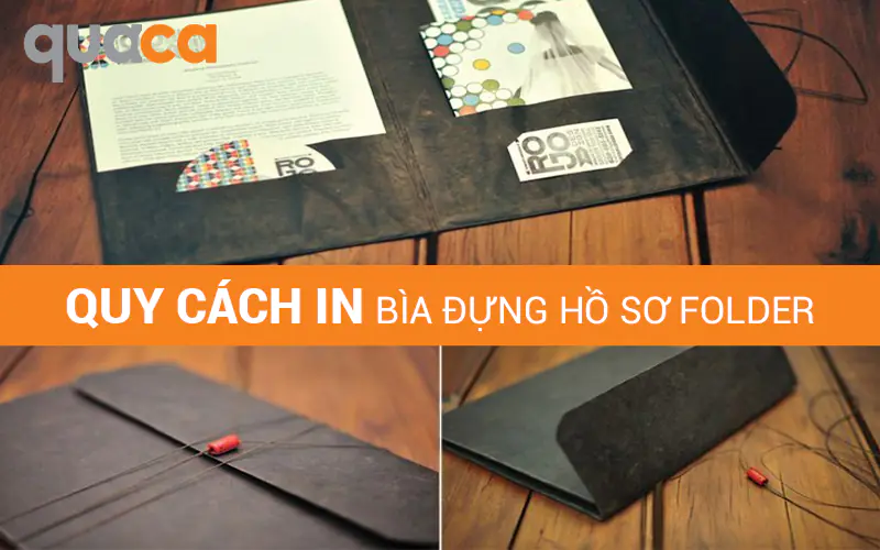 Quy cách in bìa đựng hồ sơ tại Quaca