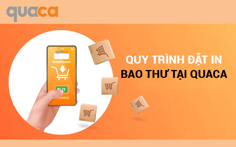 Quy trình đặt in bao thư tại Quaca