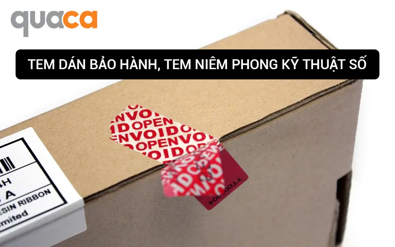 Tem dán bảo hành, tem niêm phong kỹ thuật số