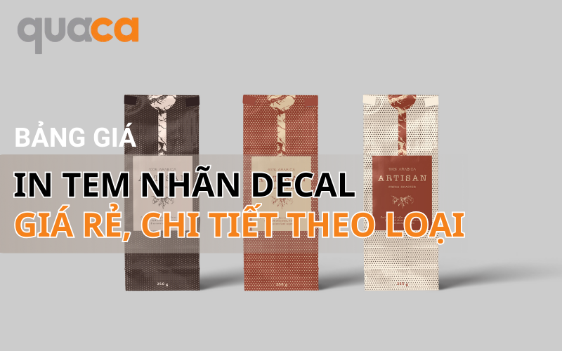 Bảng Giá In Tem Nhãn Decal Giá Rẻ Cập Nhật 2025