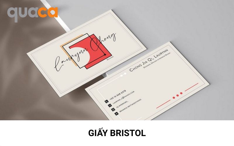 Các loại giấy offset: giấy Bristol