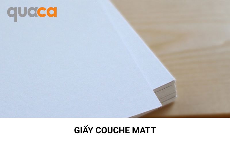 Các loại giấy offset: giấy Couche Matt