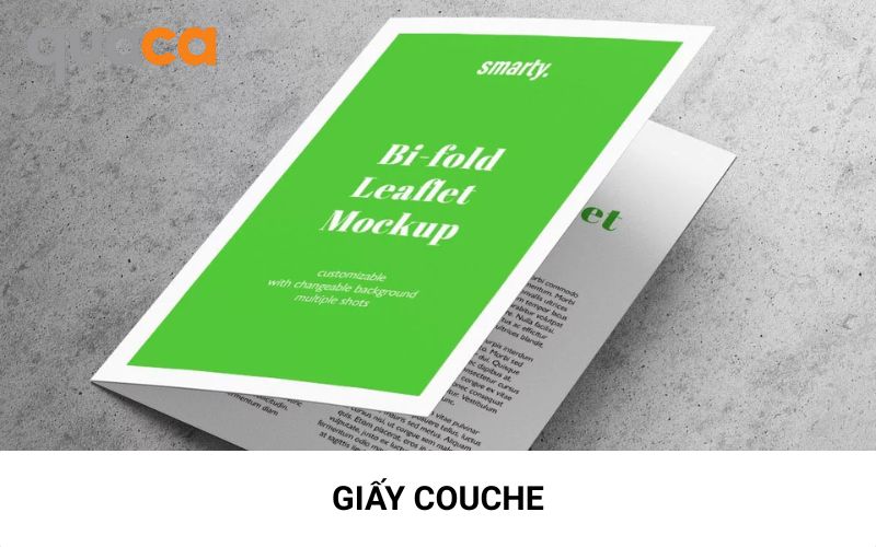 Các loại giấy offset: giấy Couche