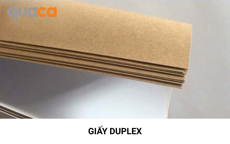 Các loại giấy offset phổ biến: giấy Duplex