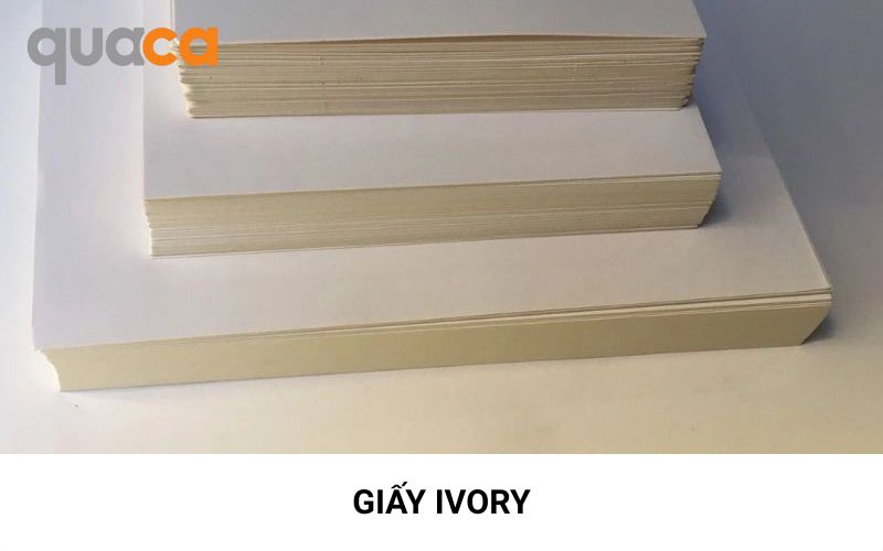 Các loại giấy offset phổ biến: giấy Ivory