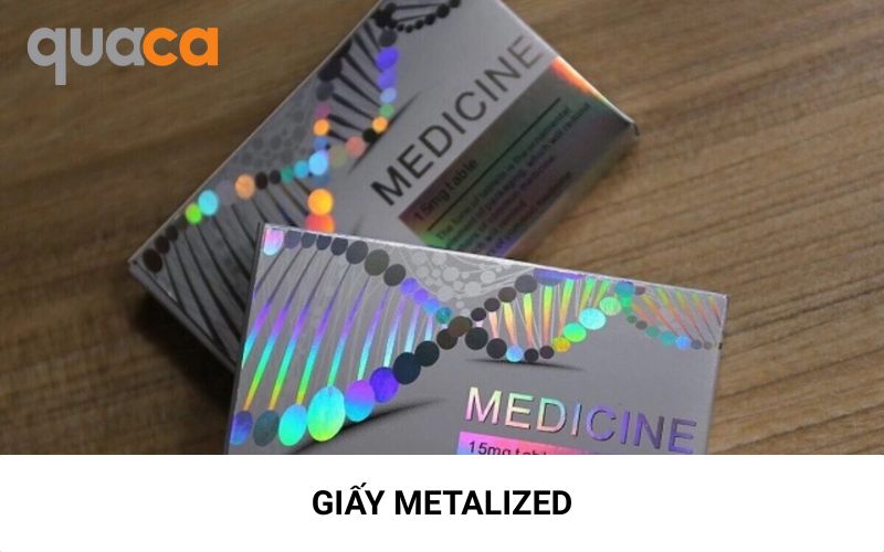 Các loại giấy offset: giấy Metalized