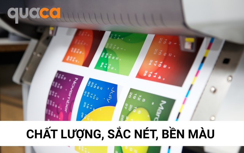 Chất lượng, sắc nét, bền màu