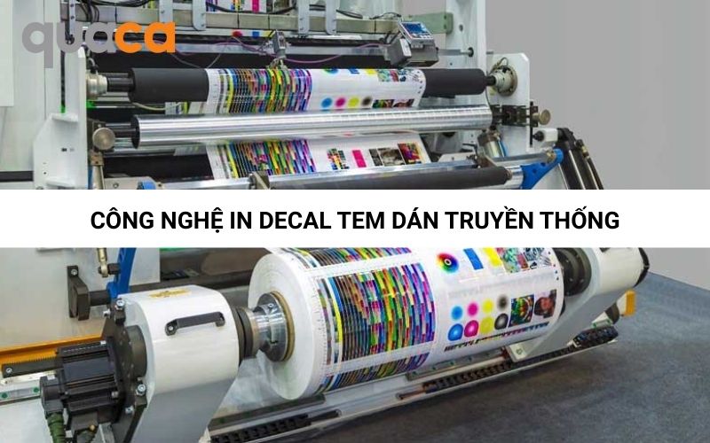Công nghệ in decal tem dán truyền thống
