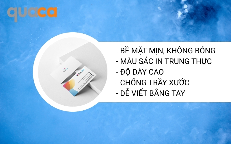 Các điểm nổi bật của giấy C300 cán mờ