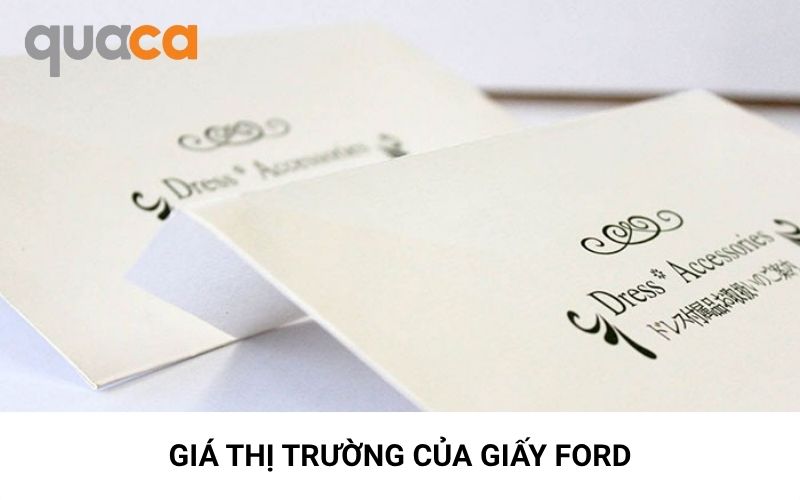 Giá thị trường của giấy Ford