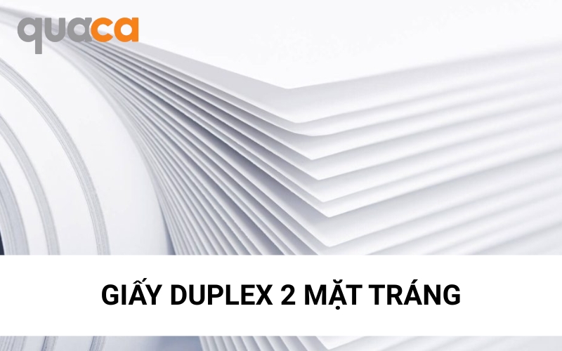 Giấy Duplex 2 mặt tráng