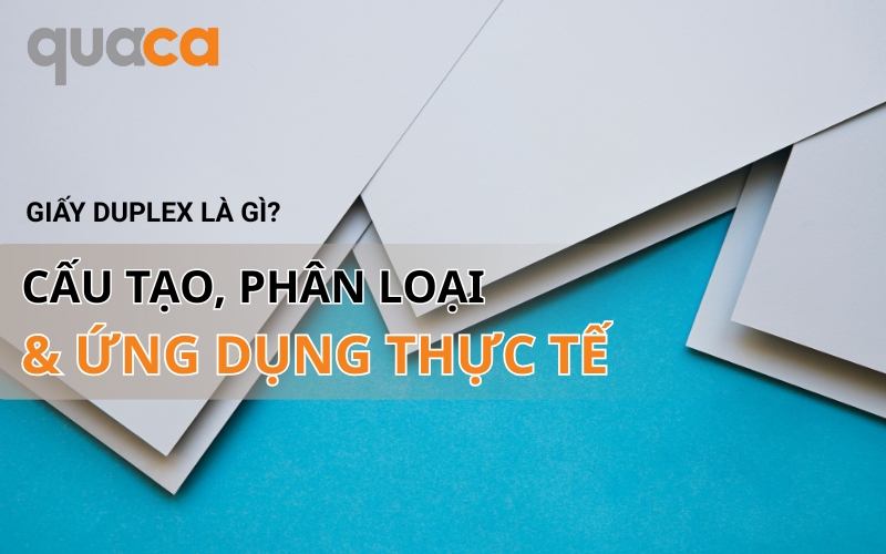 Giấy Duplex là gì? Cấu tạo, phân loại và ứng dụng thực tế