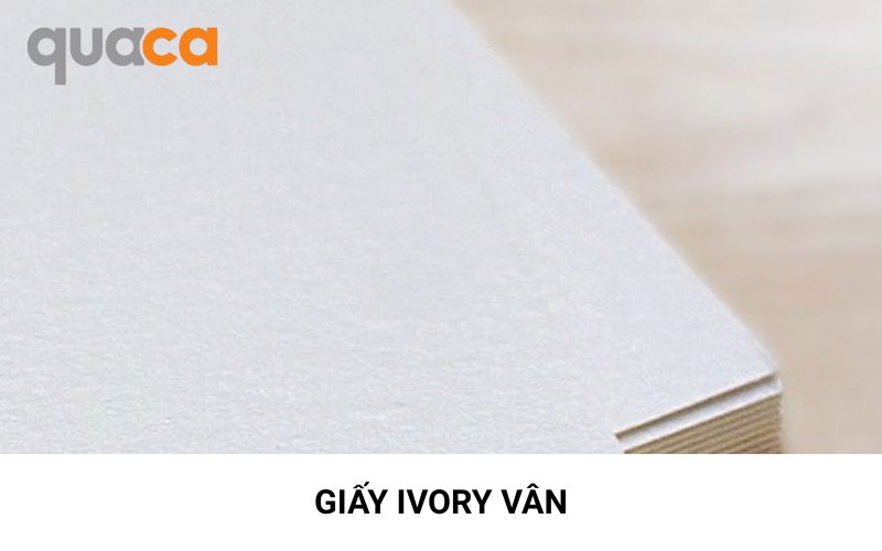 Giấy Ivory vân