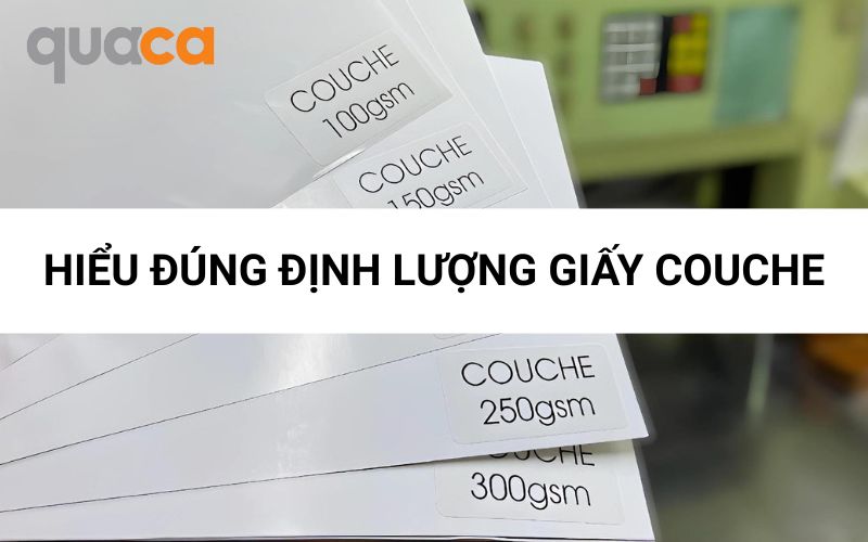 Hiểu đúng định lượng giấy couche