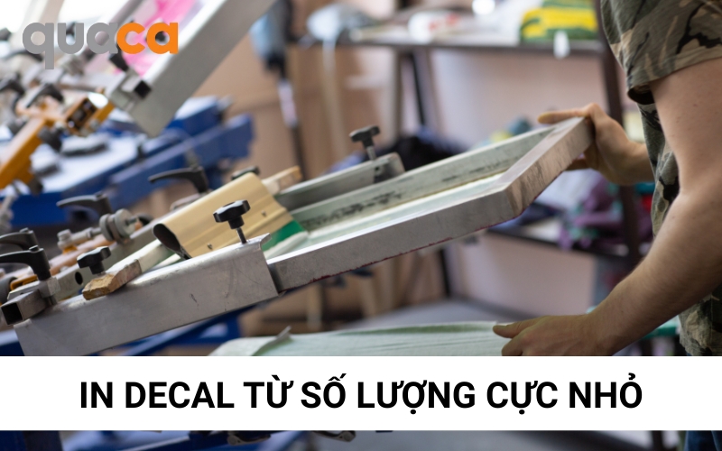 In decal từ số lượng cực nhỏ