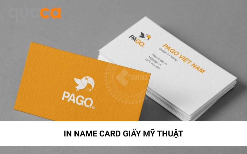In name card giấy mỹ thuật