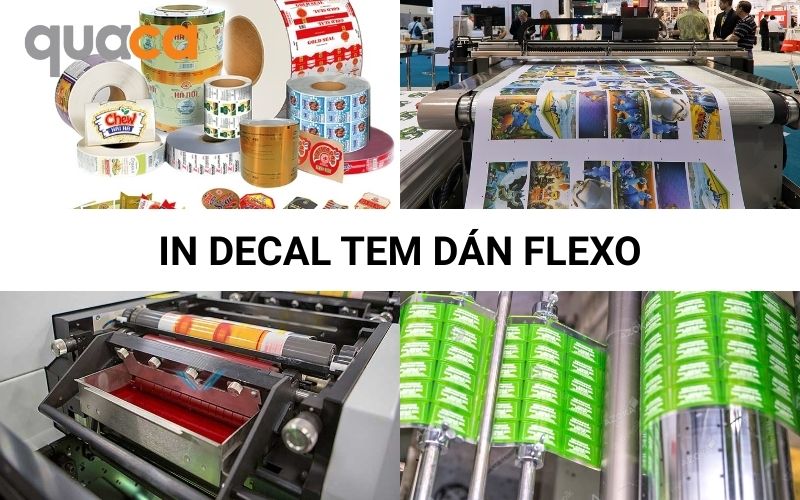 Phương pháp in decal tem dán Flexo