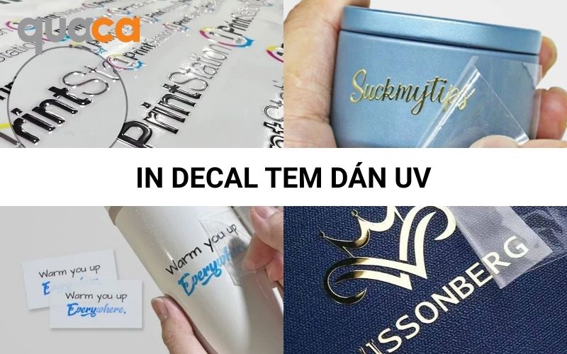 Phương pháp in decal tem dán UV