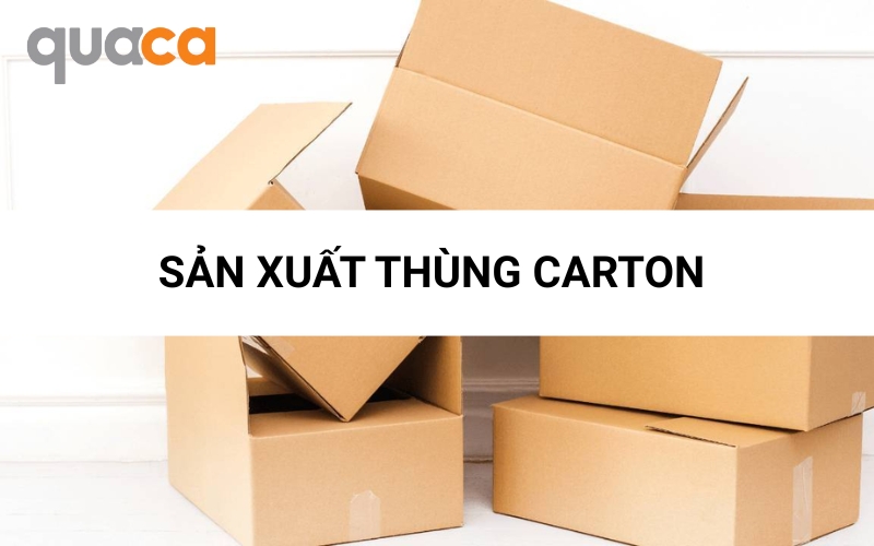 Sản xuất thùng carton nhiều kích thước