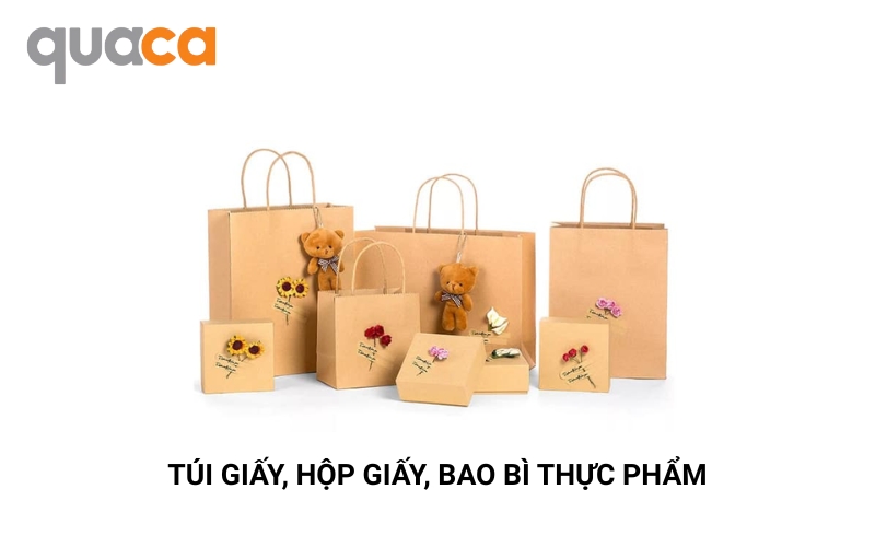 Ứng dụng của giấy kraft tái chế trong in ấn túi giấy, hộp giấy, bao bì sản phẩm