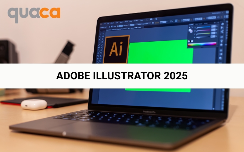 Phần mềm thiết kế tem dán Adobe Illustrator 2025