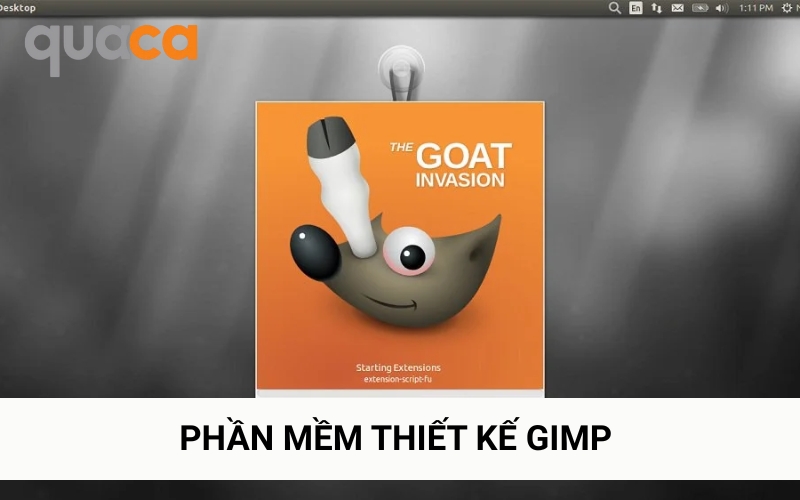 Phần mềm thiết kế tem dán GIMP